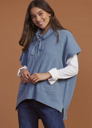 Loobie's Story PENELOPE Poncho [2 Colours]-jumpers-Diahann Boutique