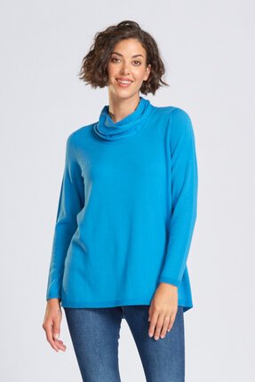 Optimum RELAXED FIT WRAP NECK JUMPER-jumpers-Diahann Boutique