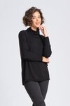 Optimum RELAXED FIT WRAP NECK JUMPER