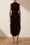 Shona Joy SAFIRA SLEEVELESS OPEN BACK MIDI Dress