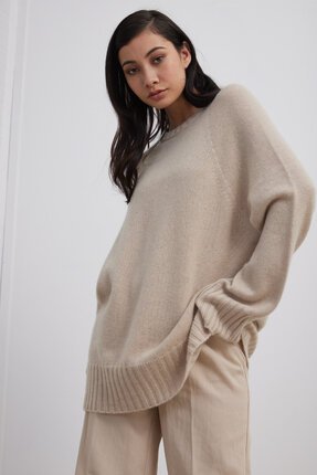 Standard Issue CASHMERE OVERSIZED JUMPER [2 Colours]-jumpers-Diahann Boutique