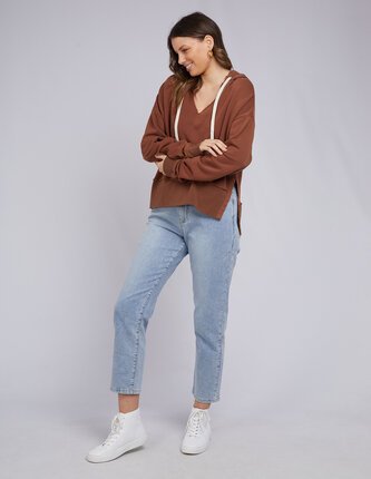 Foxwood DRILLS HOODY-tops-Diahann Boutique