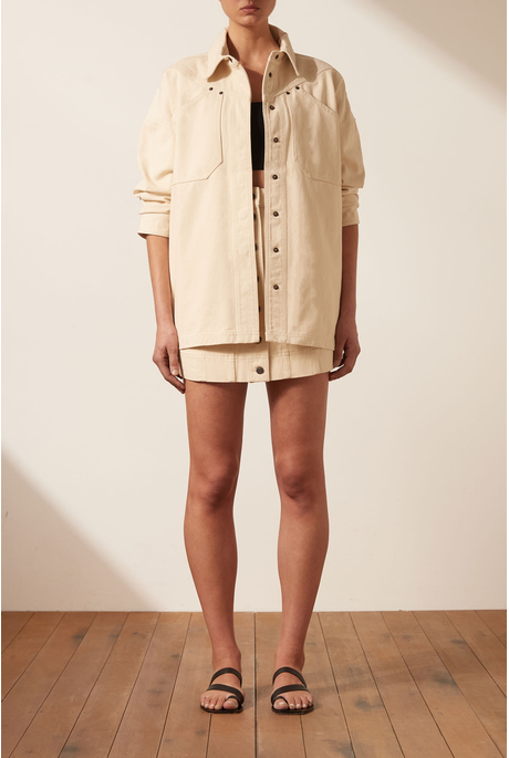 Shona Joy SIERRA OVERSIZED UTILITY Shirt