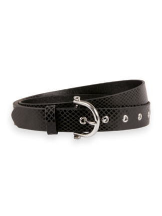 Scotch and Soda SIGNATURE LEATHER BELT-accessories-Diahann Boutique