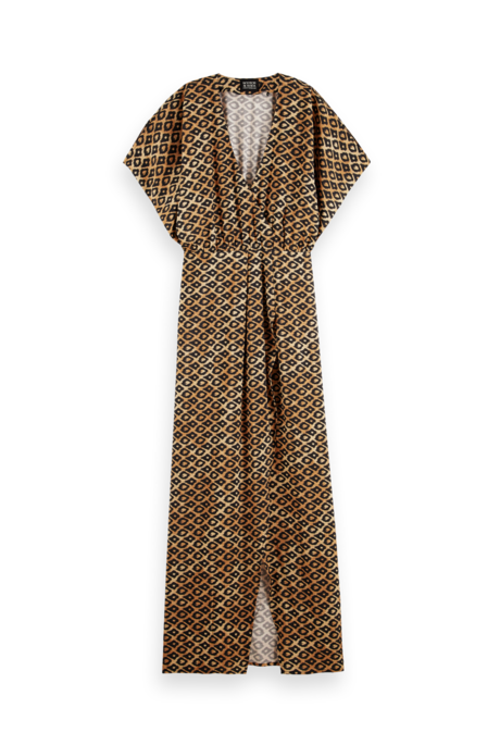 Scotch and Soda PRINTED V NECK MAXI Dress