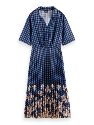Scotch and Soda PLEATED RECYCLED MIDI Dress-dresses-Diahann Boutique