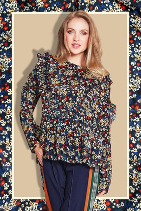 Cooper RUFF AND TUMBLE Blouse-tops-Diahann Boutique