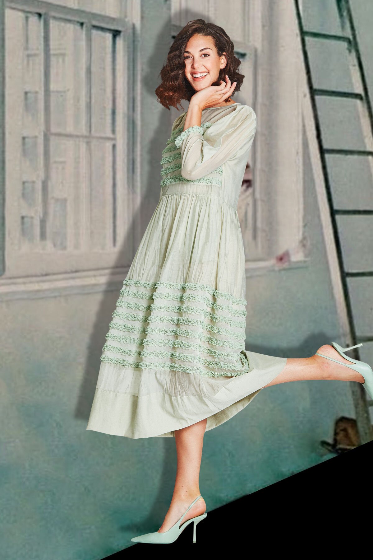 Trelise Cooper FRILL STEAM AHEAD DRESS BrandTrelise Cooper Diahann