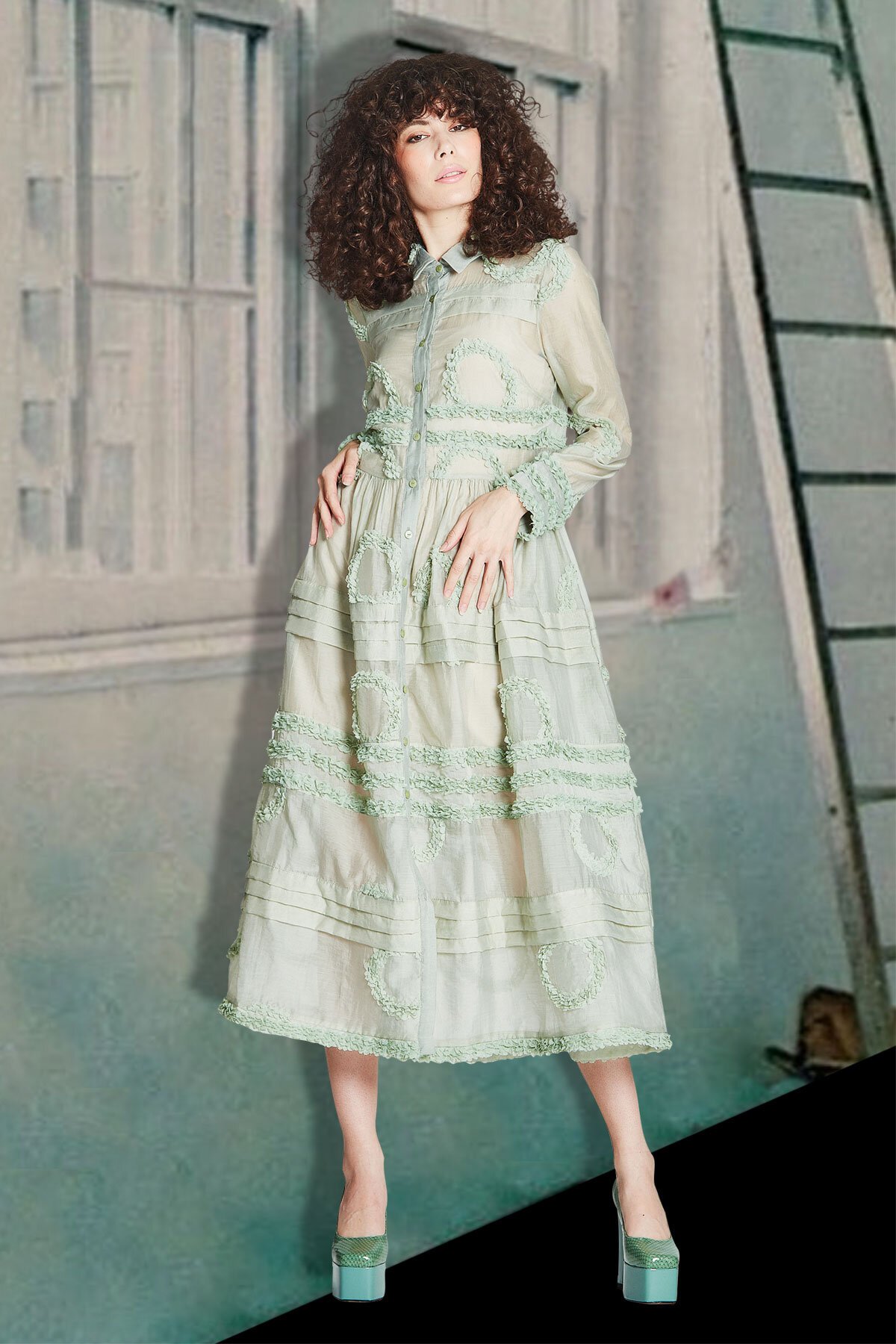 Trelise Cooper ALL TUCKED UP DRESS BrandTrelise Cooper Diahann