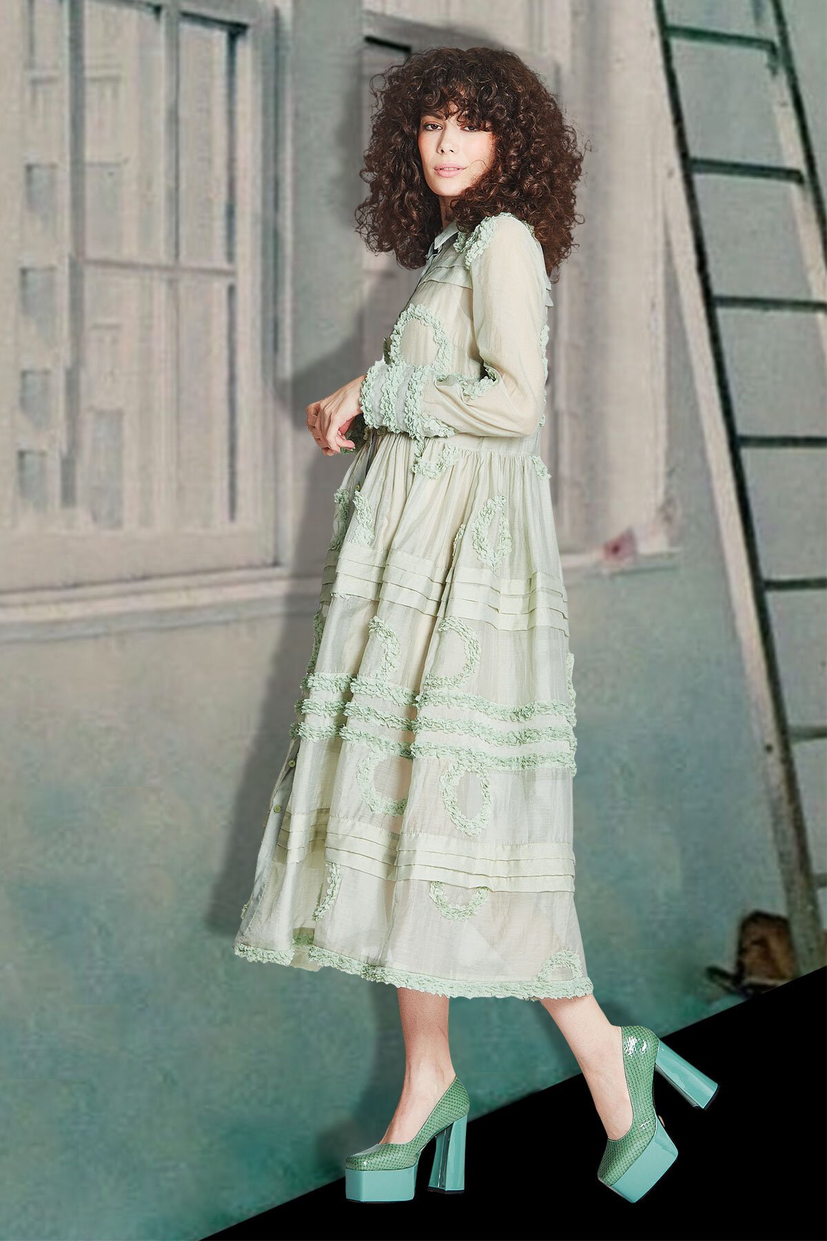 Trelise Cooper ALL TUCKED UP DRESS BrandTrelise Cooper Diahann