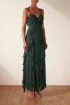 Shona Joy LEONIE DBLE STRAP FRILL MAXI Dress