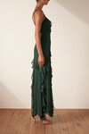 Shona Joy LEONIE DBLE STRAP FRILL MAXI Dress