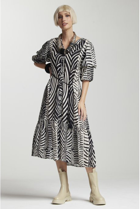 PAULA RYAN Mesh Kaftan With Hot Fix Detail main image 0