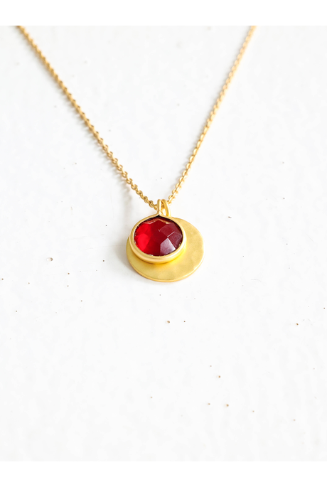 Humidity JULY BIRTHSTONE Necklace