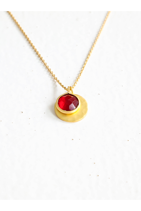 Humidity JULY BIRTHSTONE Necklace