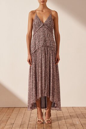Shona Joy CYNTHIA PLUNGED RELAXED MAXI Dress-dresses-Diahann Boutique