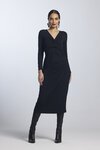 Paula Ryan SIDE GATHER CROSSOVER Dress