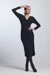 Paula Ryan SIDE GATHER CROSSOVER Dress