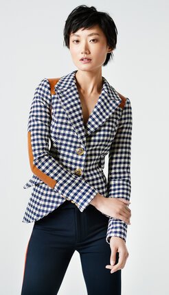 Smythe RIFLE-PATCH EQUESTRIAN Blazer-jackets-and-coats-Diahann Boutique