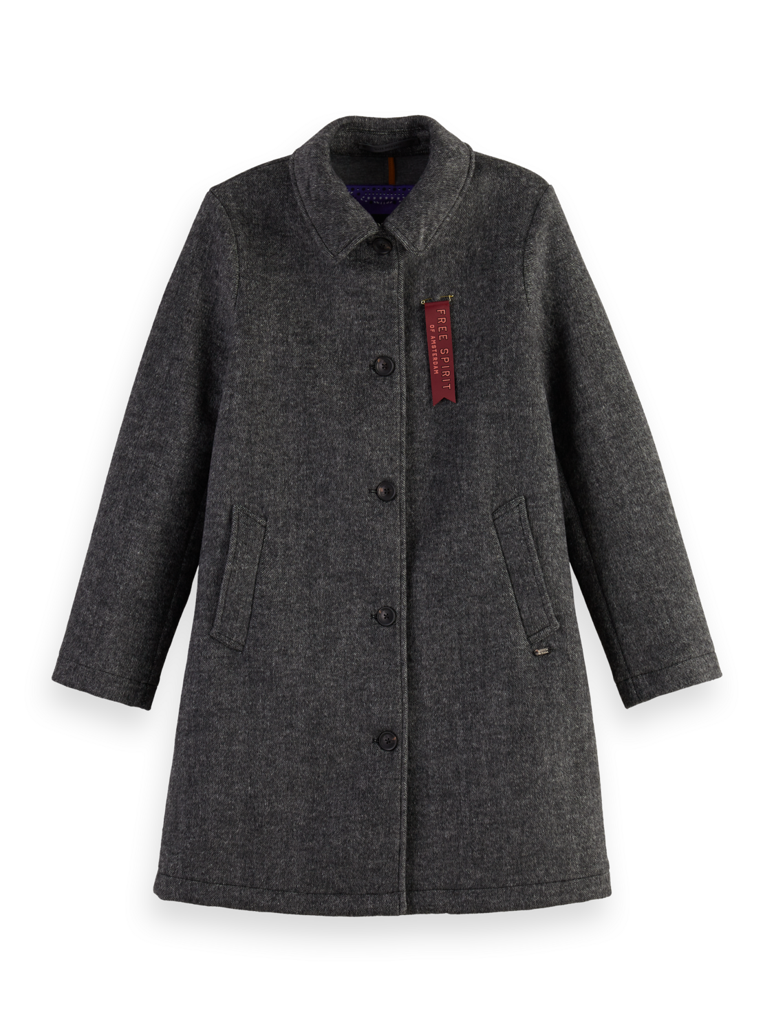 Scotch and Soda WOOL BLEND HERRINGBONE Coat BrandScotch and Soda