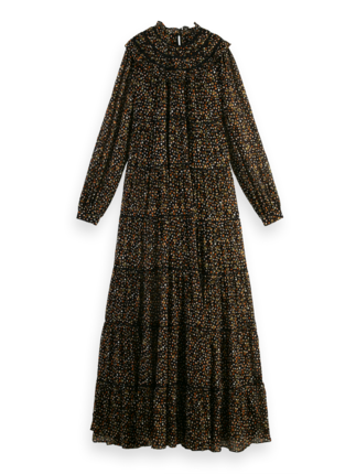 Scotch and Soda SMOCKED & TIERED MAXI Dress-dresses-Diahann Boutique