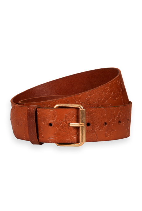 Scotch and Soda DEBOSSED LEATHER Belt