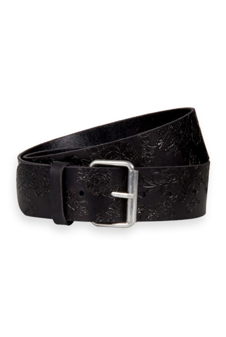 Scotch and Soda DEBOSSED LEATHER Belt