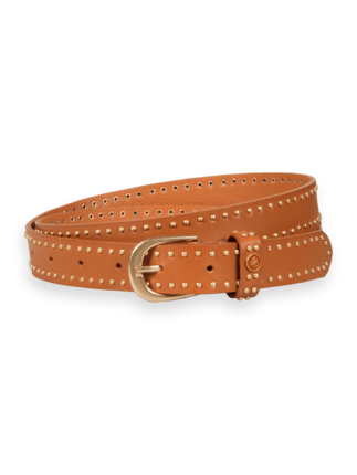 Scotch and Soda LEATHER STUD Belt-accessories-Diahann Boutique