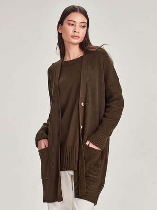 Caroline Sills ORADEA LONGLINE Cardi-jackets-and-coats-Diahann Boutique