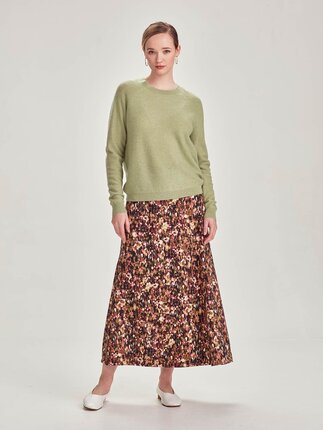 Caroline Sills NEVE PRINT Skirt-skirts-Diahann Boutique
