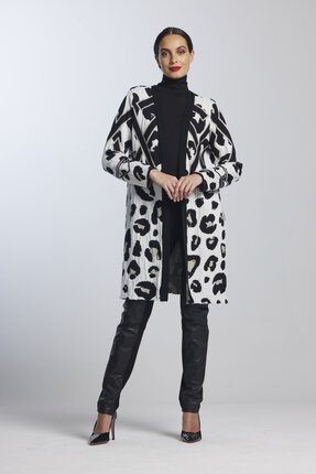 Paula Ryan LEOPARD COAT Cardigan-jackets-and-coats-Diahann Boutique