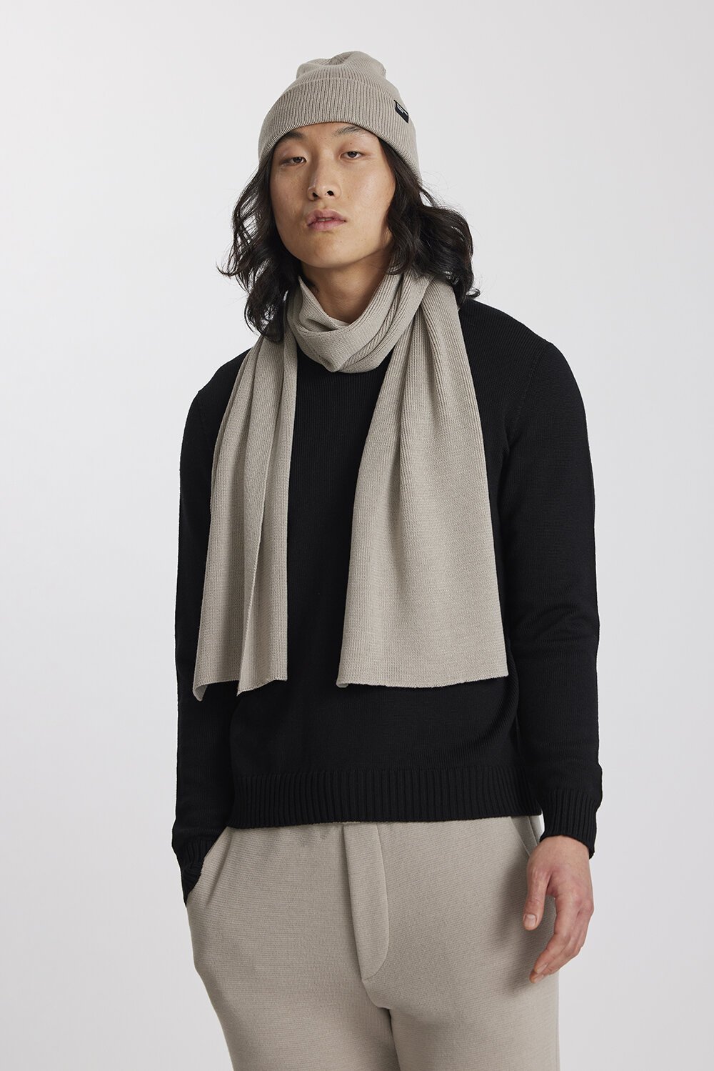 Standard Issue Merino Bargello Skivvy Dress - Oxford main image 0