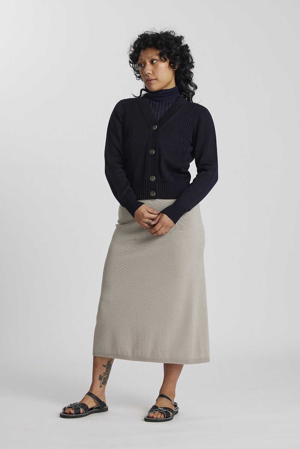 Standard Issue MERINO CABLE Jacket BrandStandard Issue Diahann