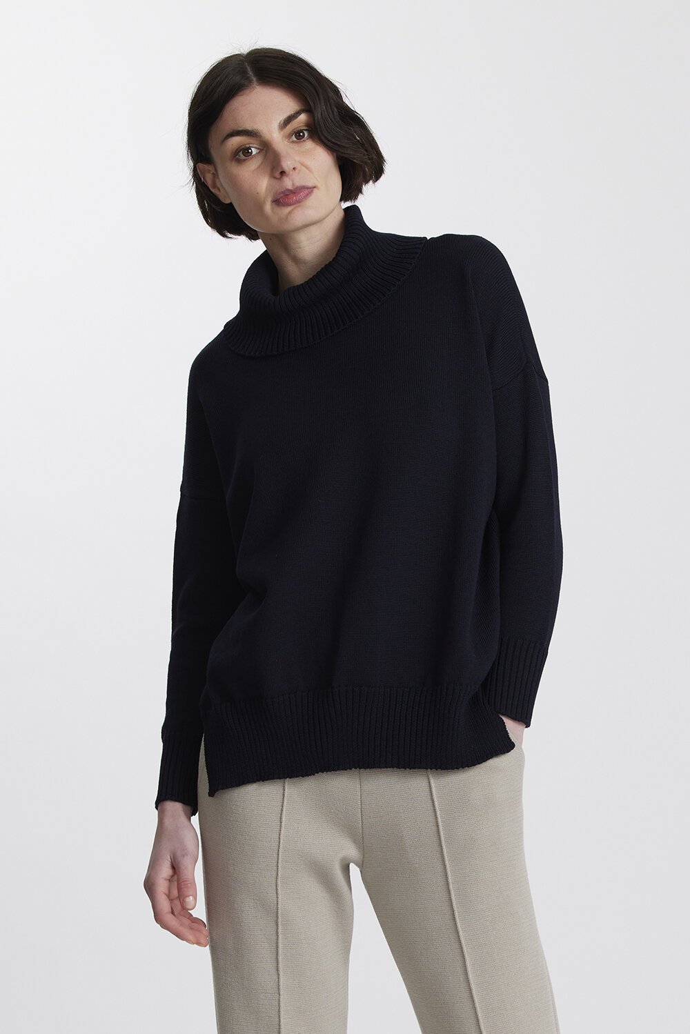 Standard Issue MERINO FUNNEL NECK Jumper BrandStandard Issue