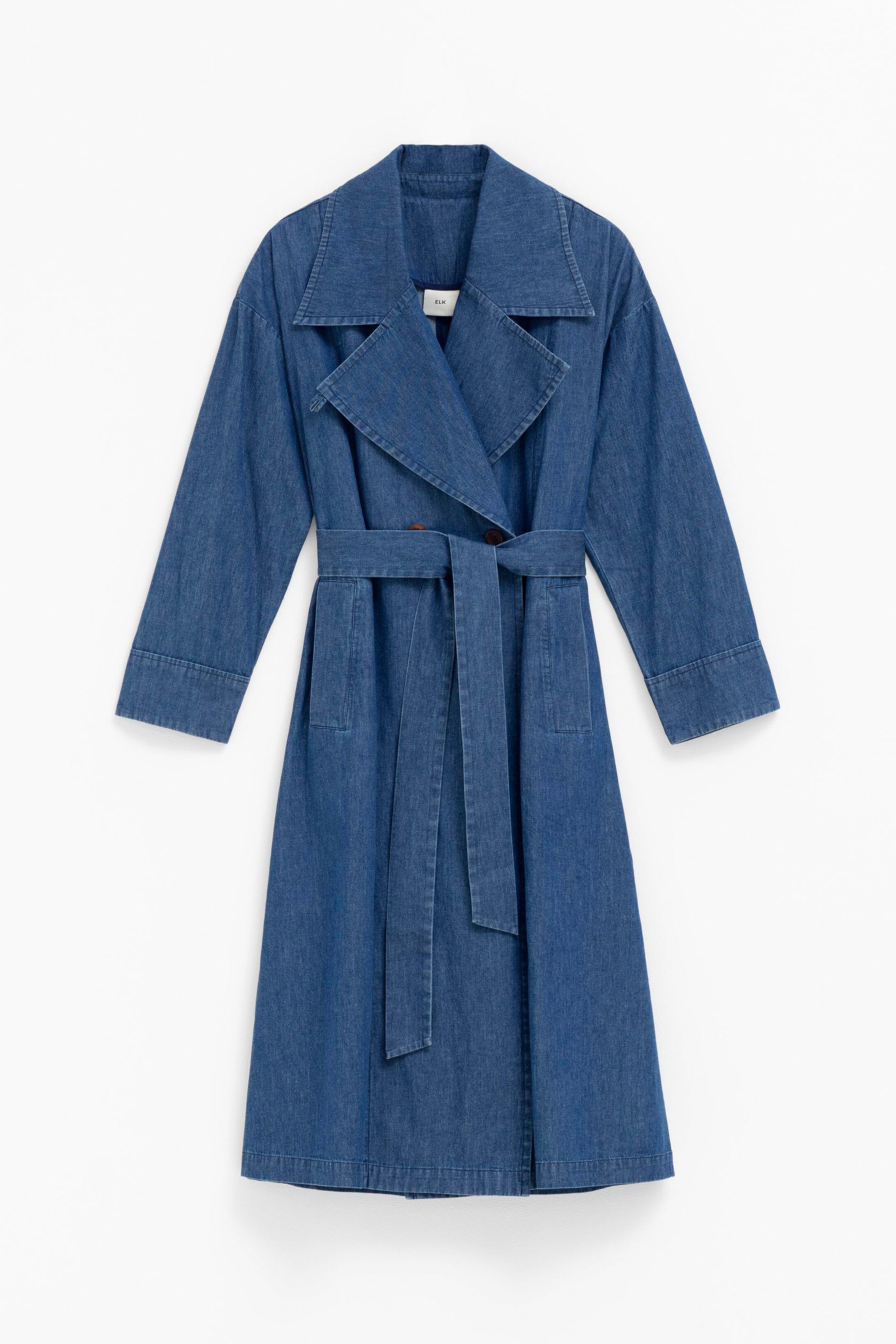 Elk DENIM TRENCH Coat - Brand-Elk : Diahann Boutique - Elk W23