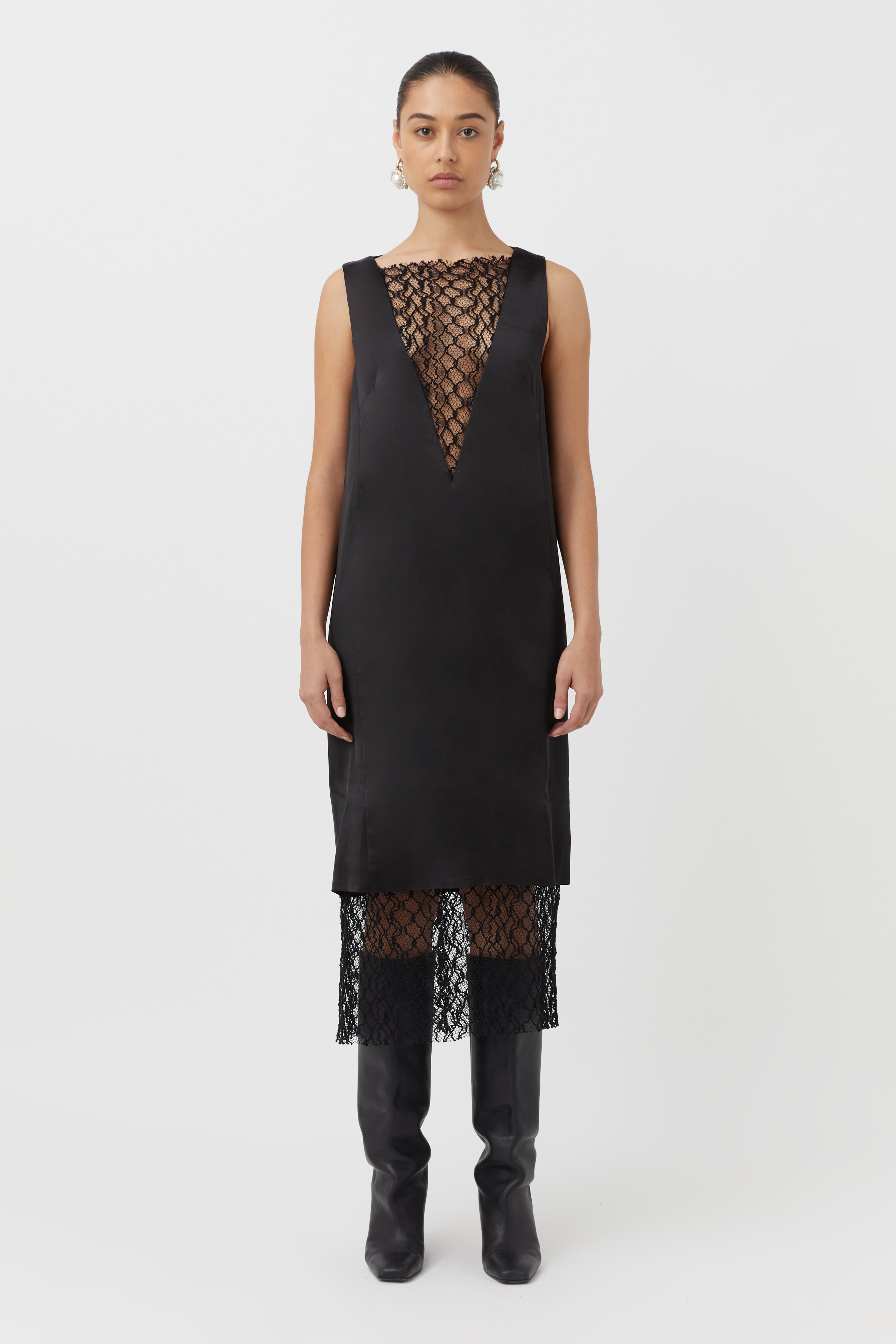 chinese dress ladies Camilla & Marc Camille lace maxi dress – hireempireaustralia.com main image 0