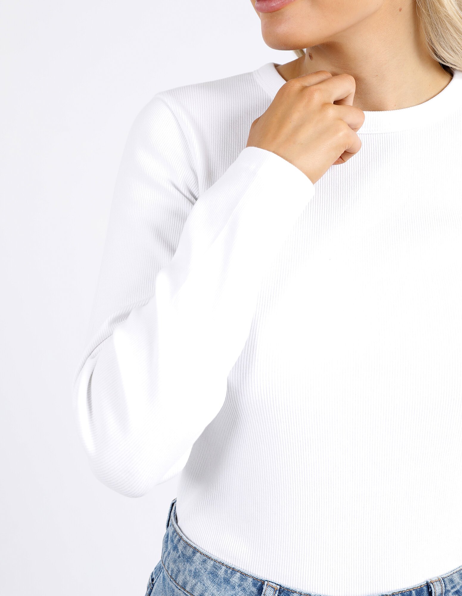 Elm Rib S/S Tee Greenbriar main image 1