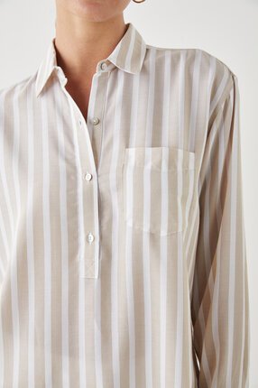 Rails ELLE NATURAL STRIPE Shirt-tops-Diahann Boutique