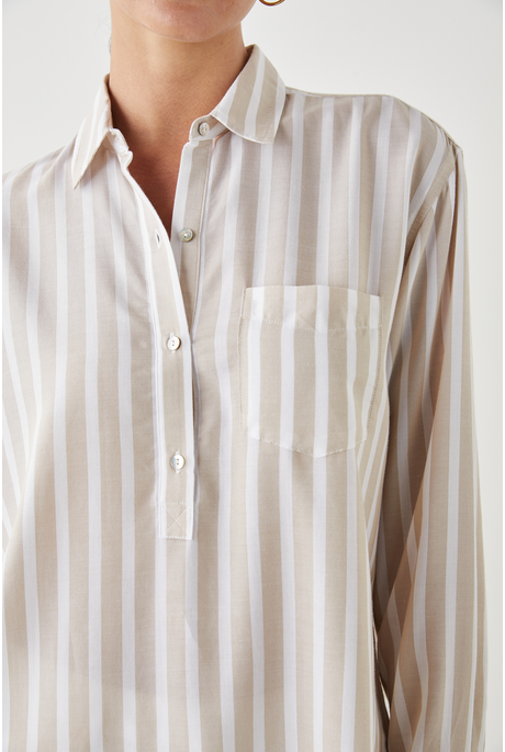 Rails ELLE NATURAL STRIPE Shirt