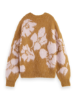 Scotch and Soda BRUSHED ABSTRACT FLORAL Pullover