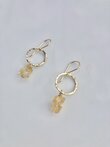 Within HAMMERED ORB Earring - Citrine