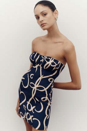 Shona Joy STRAPLESS PANELLED MINI Dress-dresses-Diahann Boutique