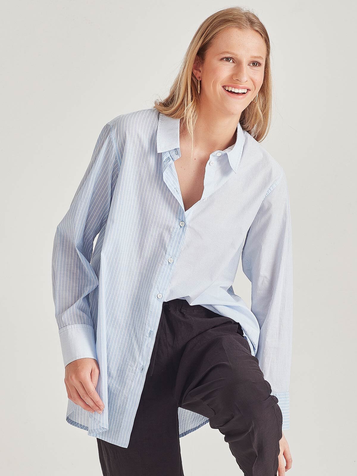 Caroline Sills PHOENIX STRIPE Shirt - Brand-Caroline Sills : Diahann  Boutique - CAROLINE SILLS S23