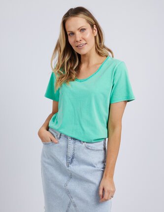 Foxwood WASHED SAMMY VEE Tee-tops-Diahann Boutique
