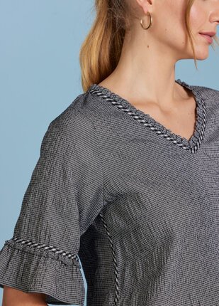 Madly Sweetly CHECKED OUT Top-tops-Diahann Boutique