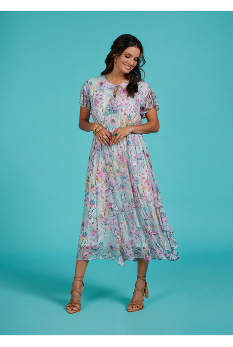 Loobie's Story DECOUPAGE FRILL Dress