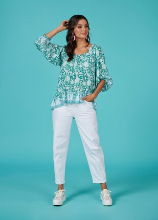 Loobie's Story HENNA Blouse-tops-Diahann Boutique