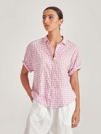 Sills GINSBERG CHECK Shirt-tops-Diahann Boutique