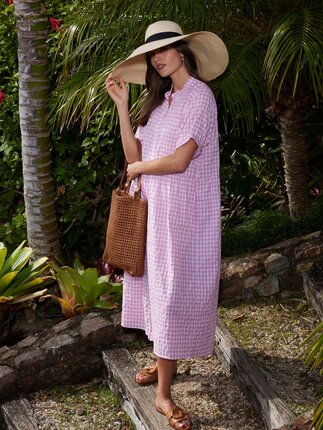Sills CLAUDETTE CHECK Dress-dresses-Diahann Boutique