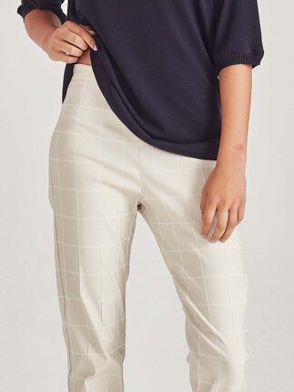 Sills CHALK CHECK HEPBURN Pant-pants-Diahann Boutique